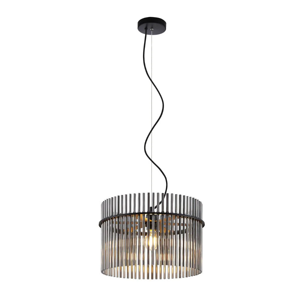 Telbix Quilo 40 cm Light Pendant- Black - Image 3