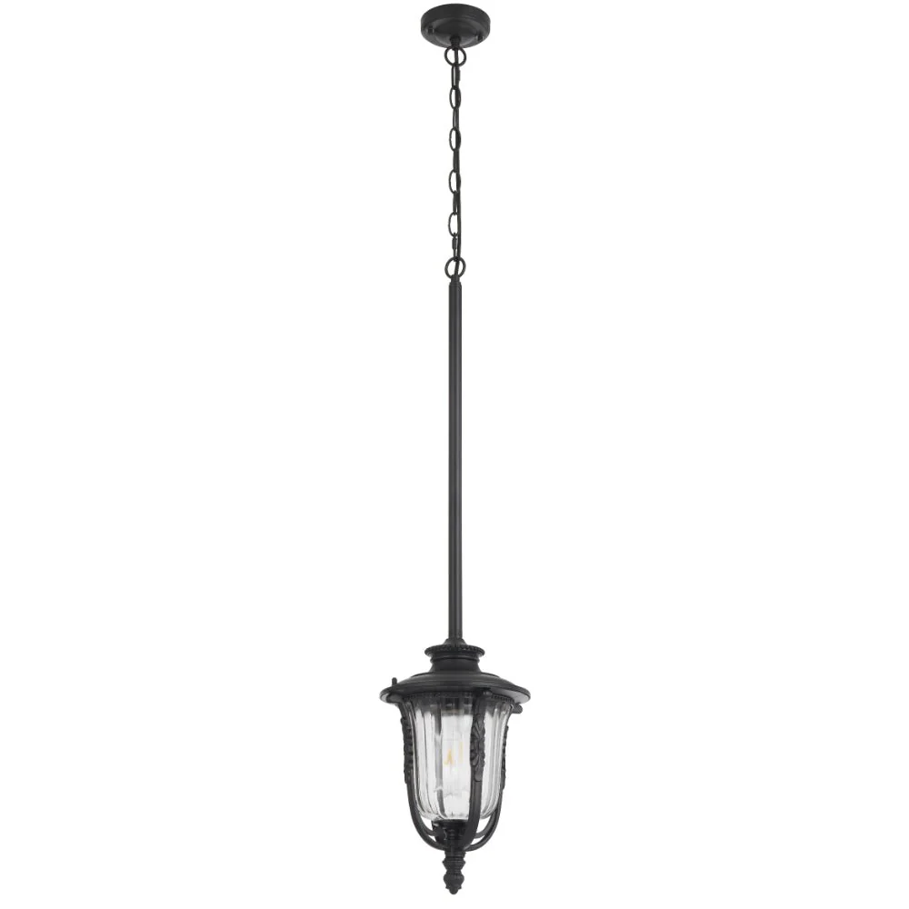 Telbix Ramiro Outdoor Pendant Light in Bronze & Black | 20cm & 25cm - Image 11