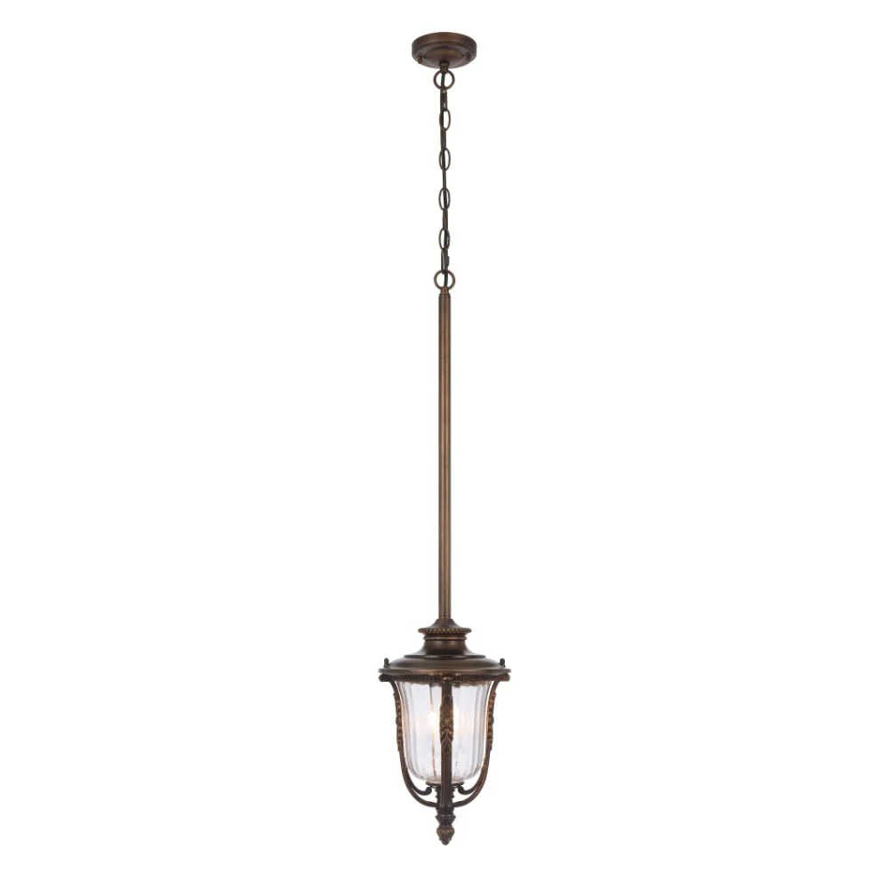 Telbix Ramiro Outdoor Pendant Light in Bronze & Black | 20cm & 25cm - Image 17