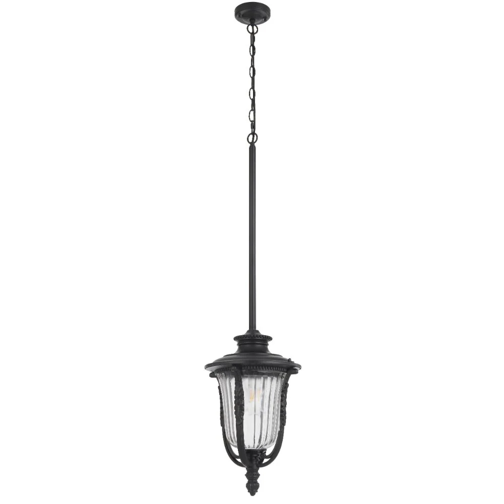 Telbix Ramiro Outdoor Pendant Light in Bronze & Black | 20cm & 25cm - Image 21