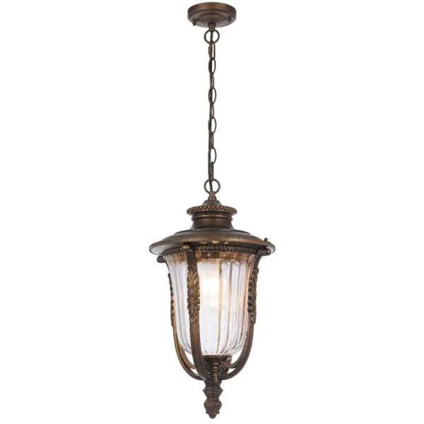 Telbix Ramiro Outdoor Pendant Light in Bronze & Black | 20cm & 25cm - Image 4