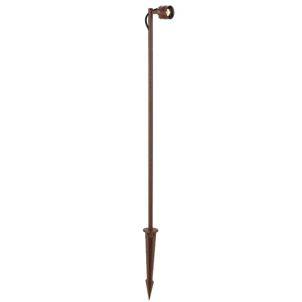 Telbix Rilto Post Light in Verde Green, Black and Corten