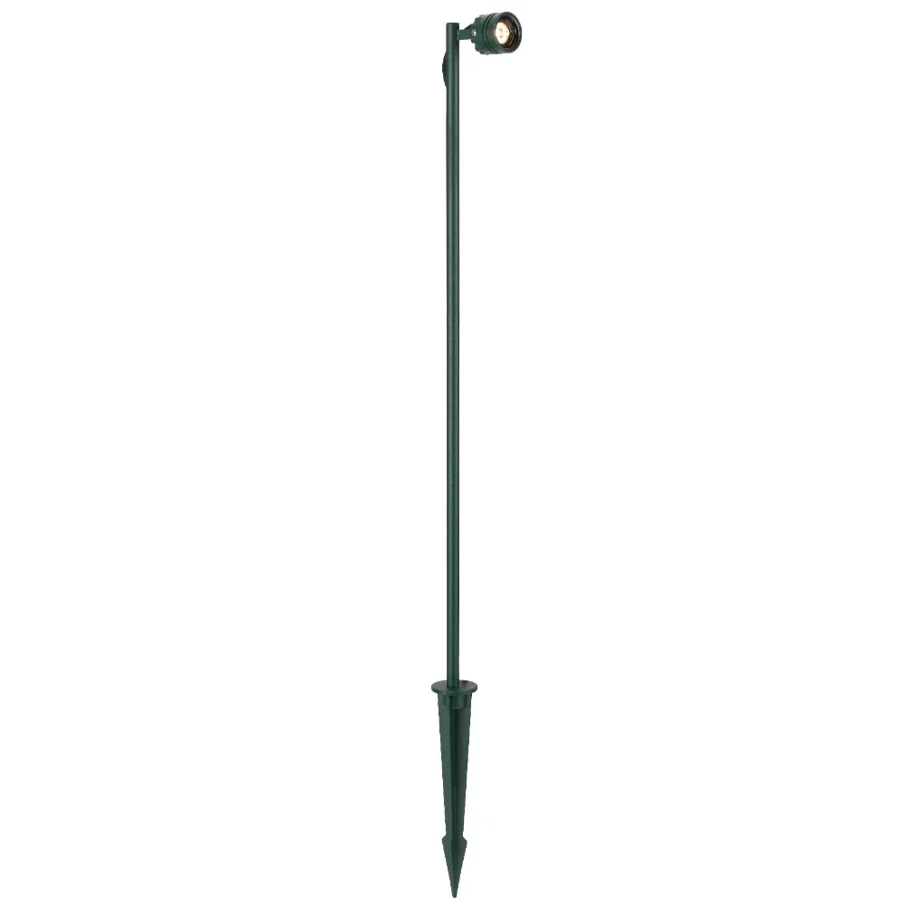 Telbix Rilto Post Light in Verde Green, Black and Corten - Image 2