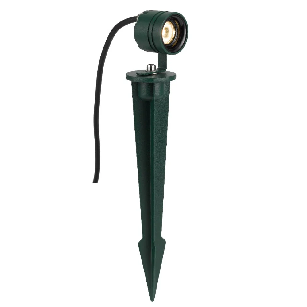 Telbix Rilto Spike Light in Verde Green, Black and Corten - Image 3