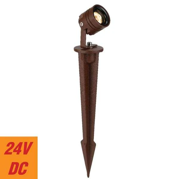 Telbix Rilto Spike Light in Verde Green, Black and Corten - Image 6