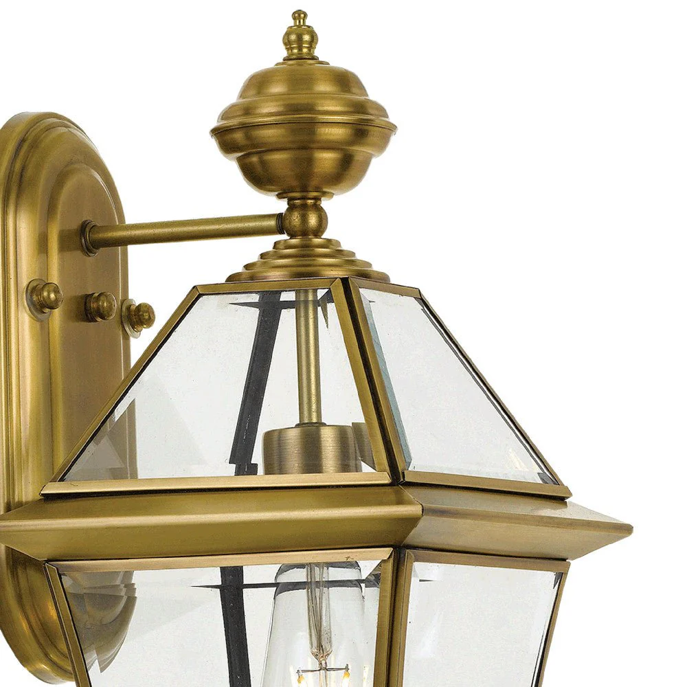 Telbix Rye 27 Solid Brass Exterior Wall Light - Image 3