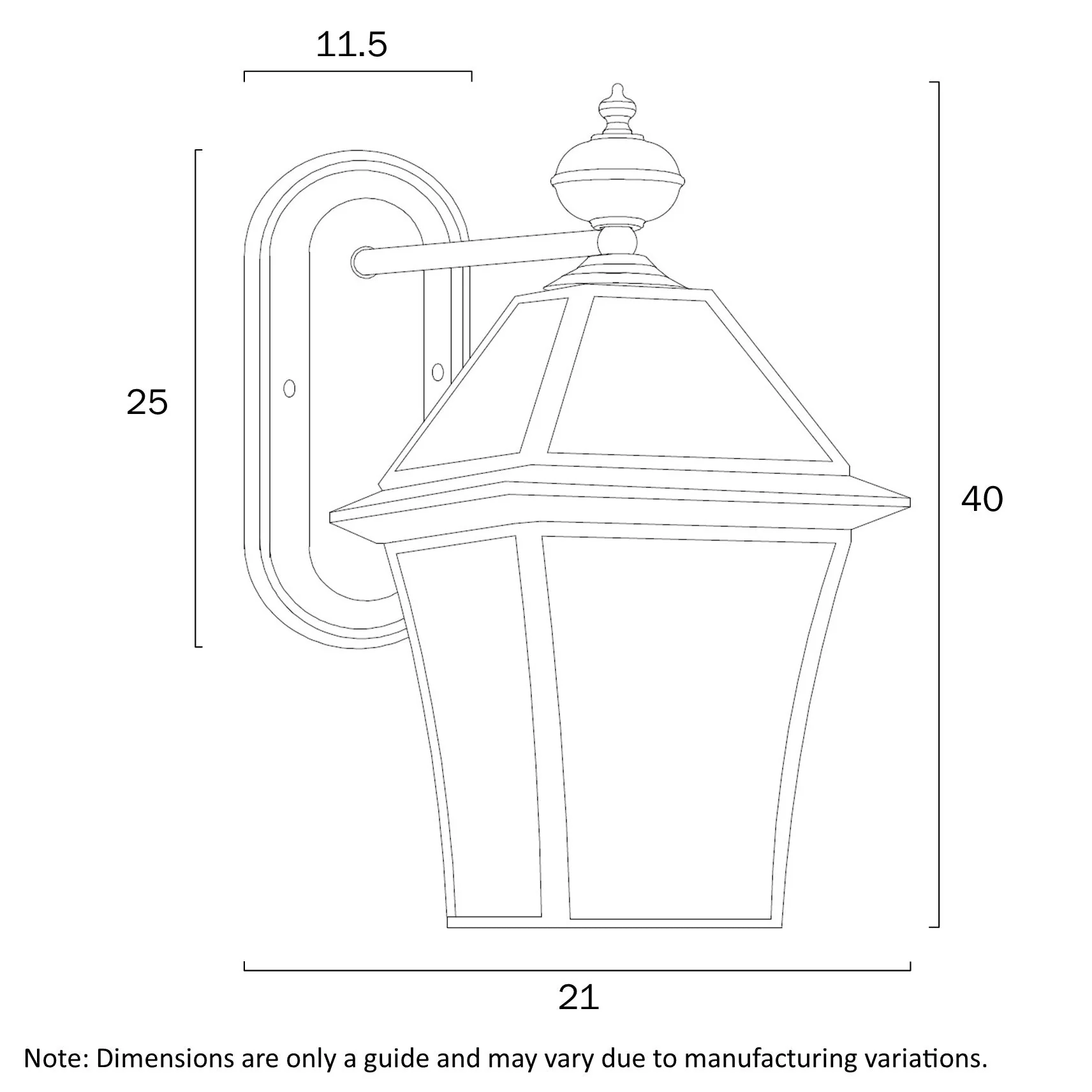 Telbix Rye 20 Solid Brass Exterior Wall Light - Image 7