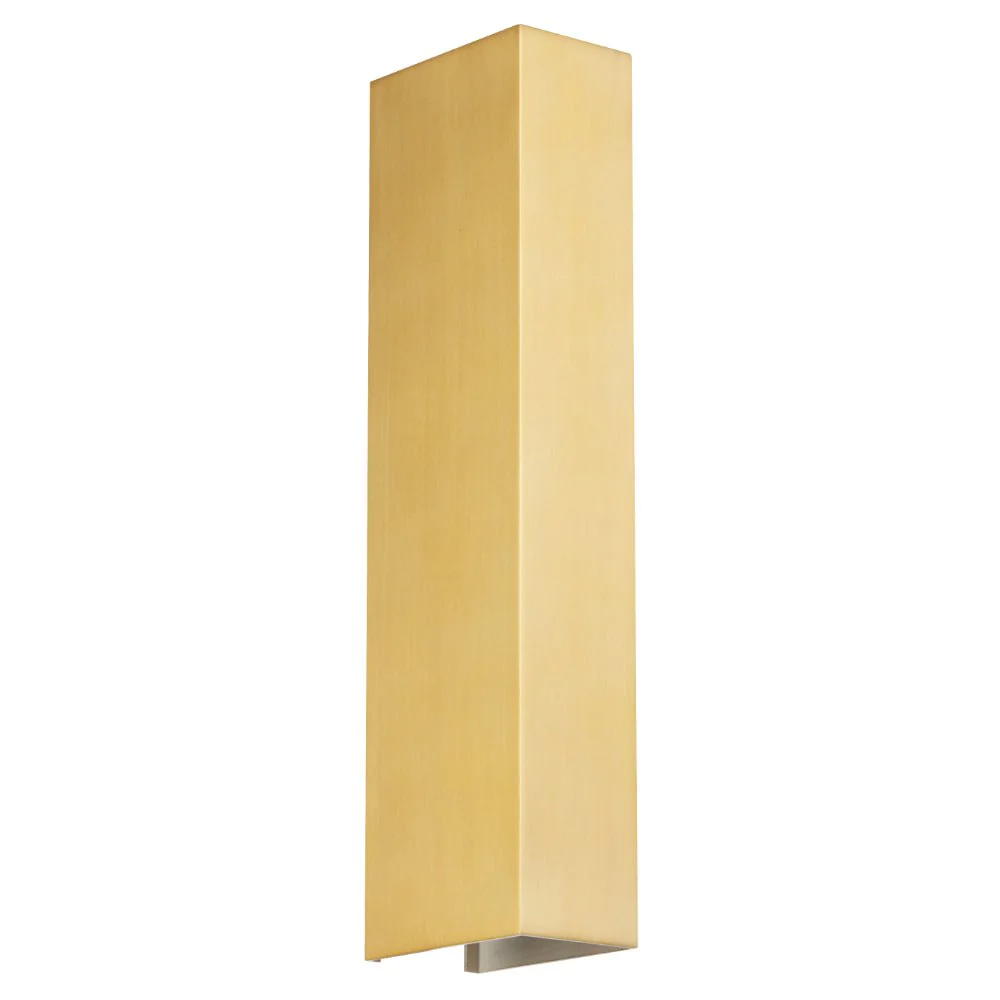 Telbix Ryland Exterior LED Up / Down Wall Light in Brass, Black and Rust