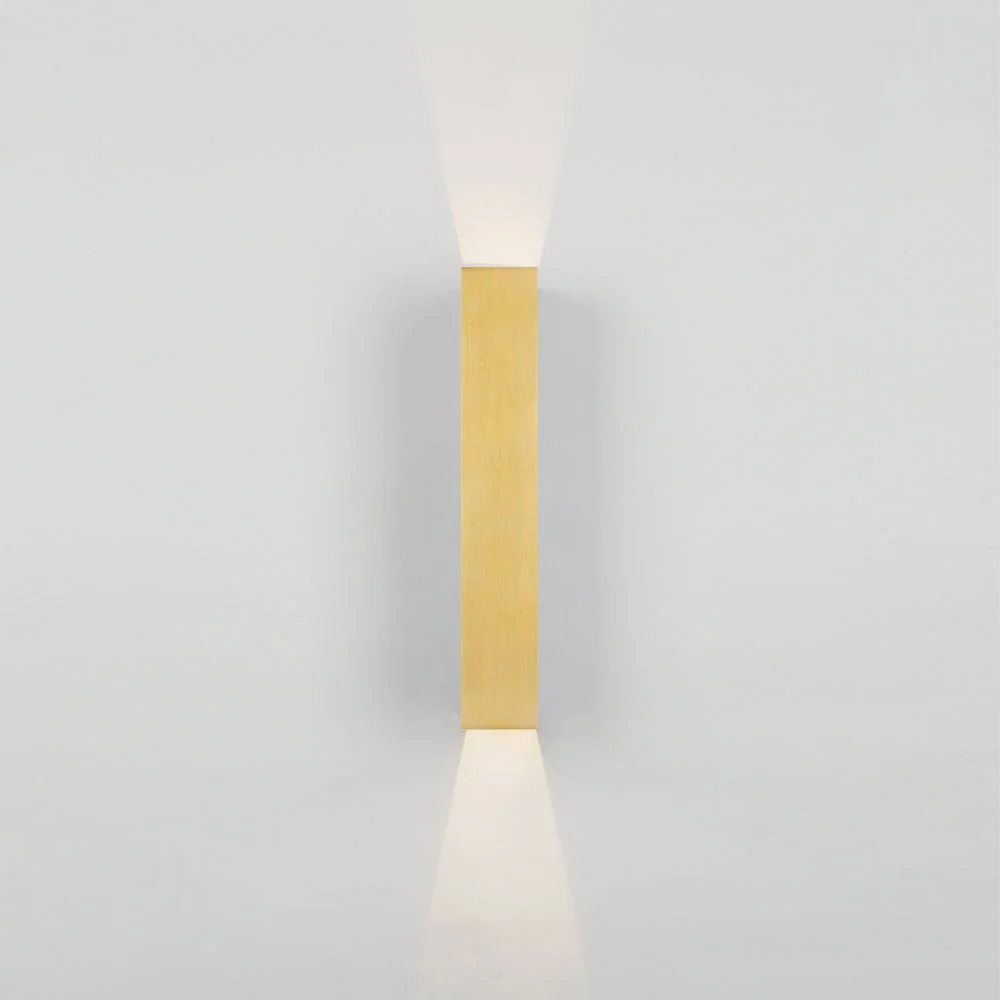 Telbix Ryland Exterior LED Up / Down Wall Light in Brass, Black and Rust - Image 5