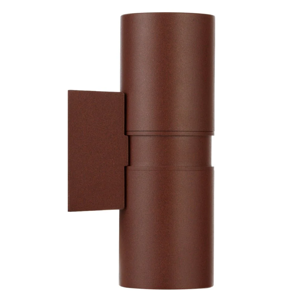 Telbix Sarnel Exterior Up/Down Wall Light in Rust or Brass - Image 10
