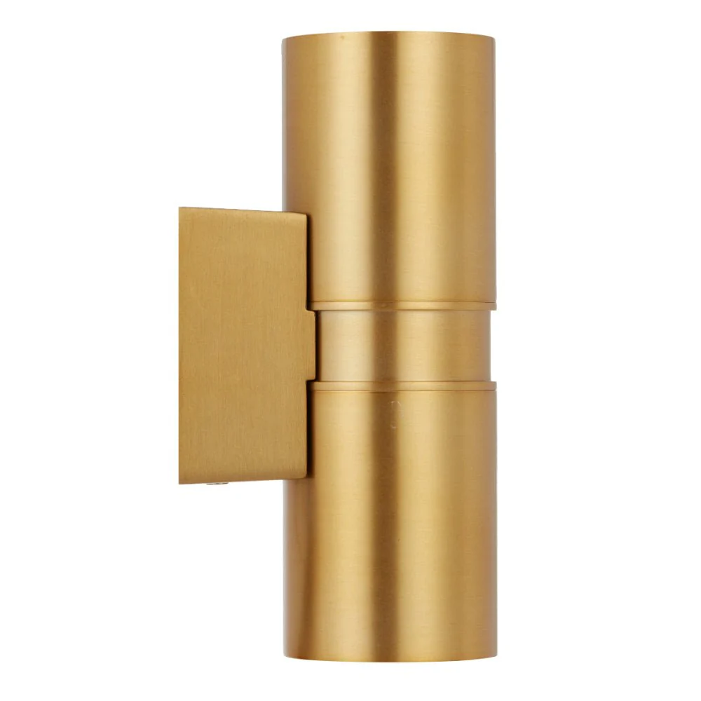 Telbix Sarnel Exterior Up/Down Wall Light in Rust or Brass - Image 7