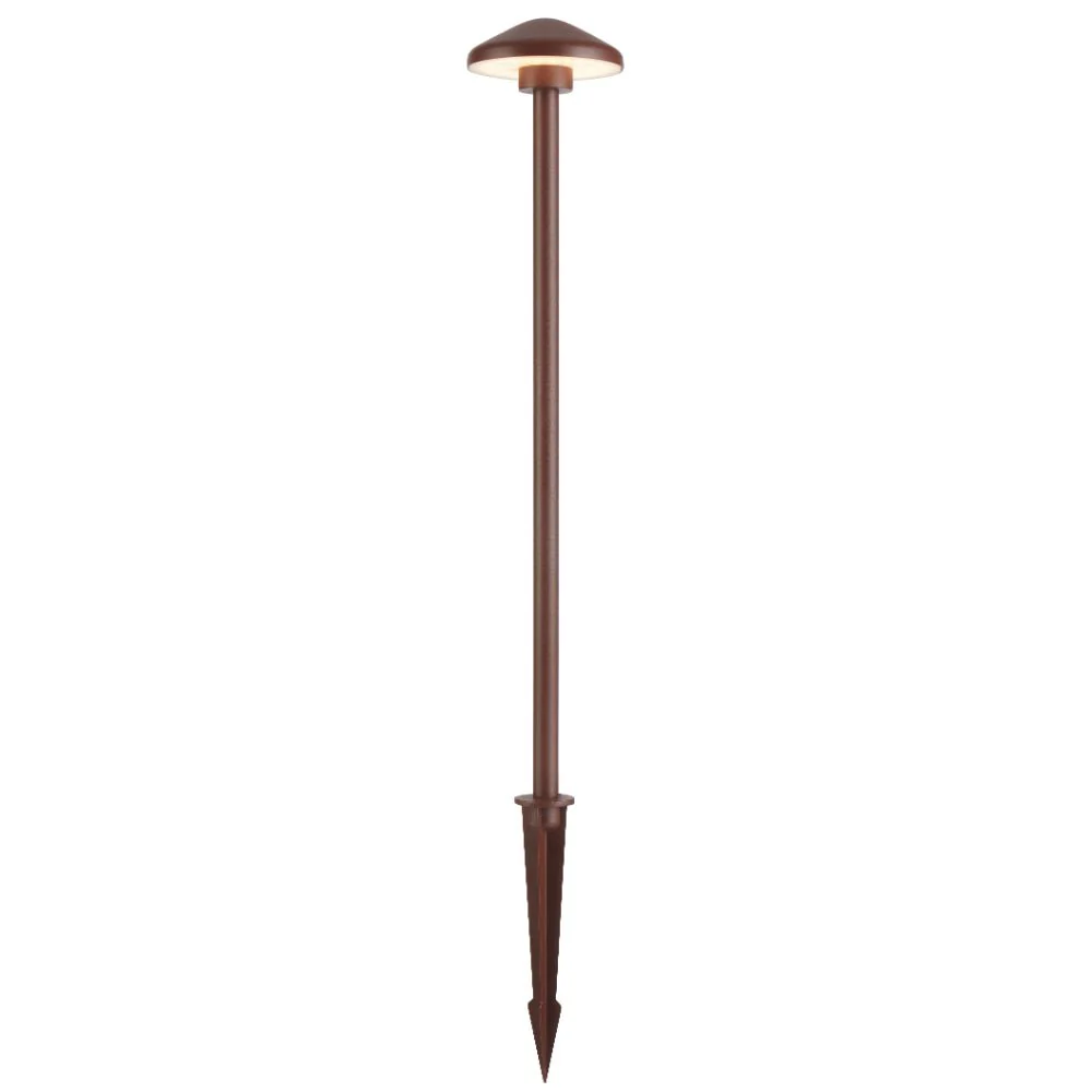 Telbix Scape Post Light in Verde Green, Black and Corten - Image 9