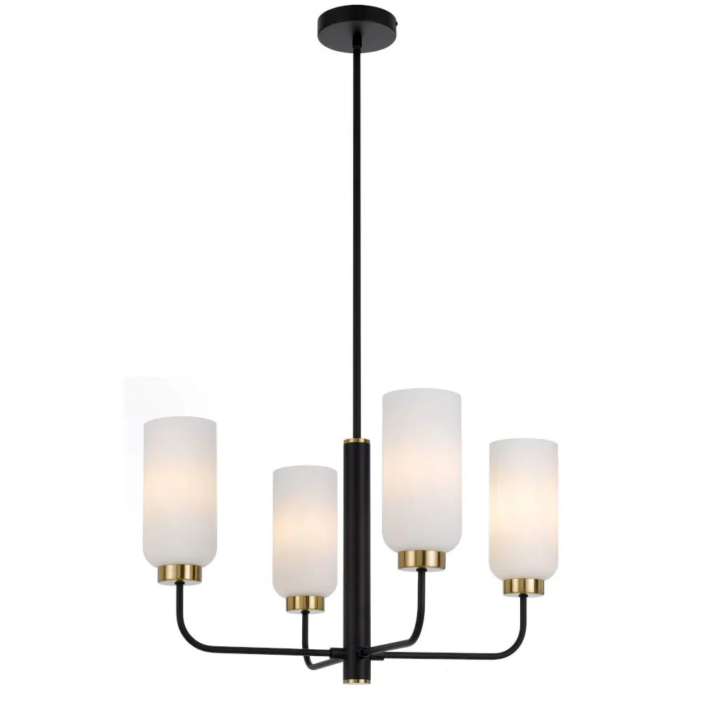 Telbix Sebring 4 Lights Pendant - Black Opal Matt