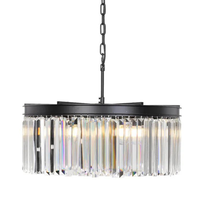 Telbix Serene 6 Lights Pendant - Black