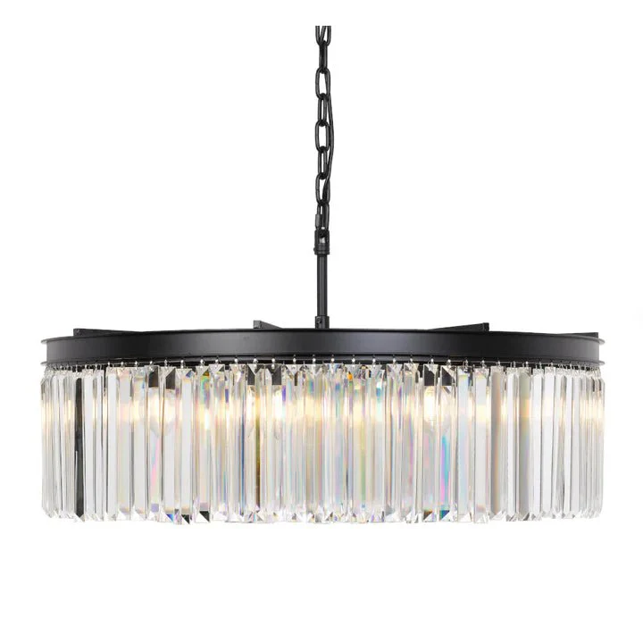 Telbix Serene 8 Lights Pendant - Black