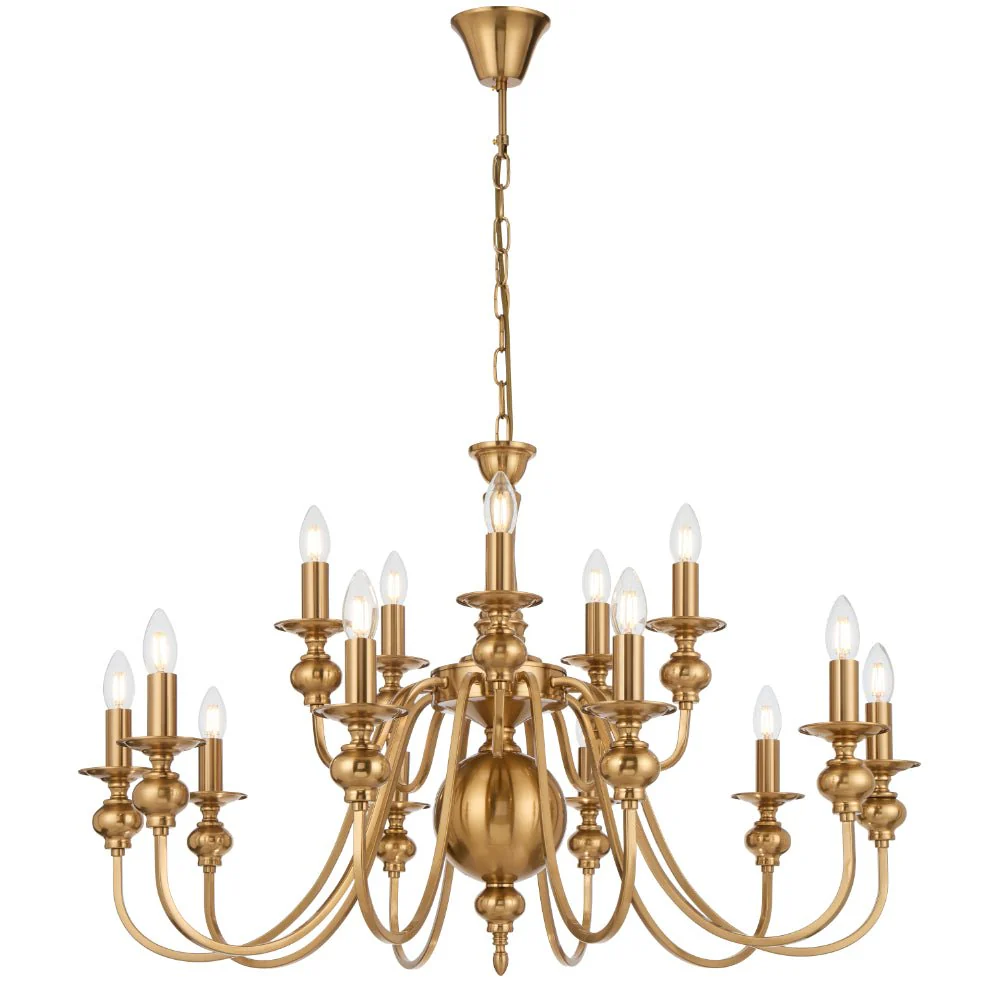 Telbix Siedel 15 Light Pendant Copper SIEDEL PE15-CP