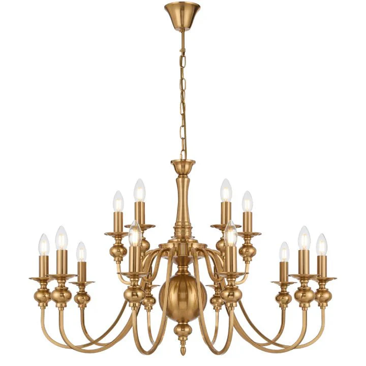 Telbix Siedel 15 Light Pendant Copper SIEDEL PE15-CP - Image 3