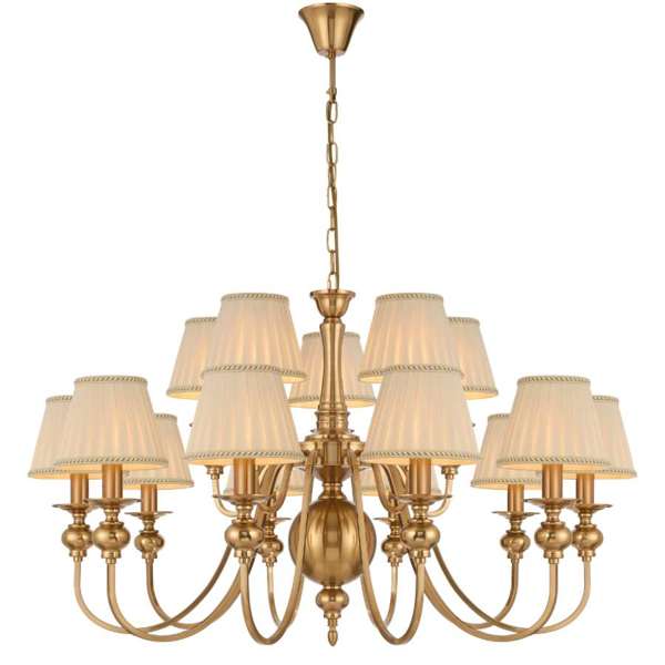 Telbix Siedel 15 Light Pendant With Shades Copper SIEDEL PE15SH-CP