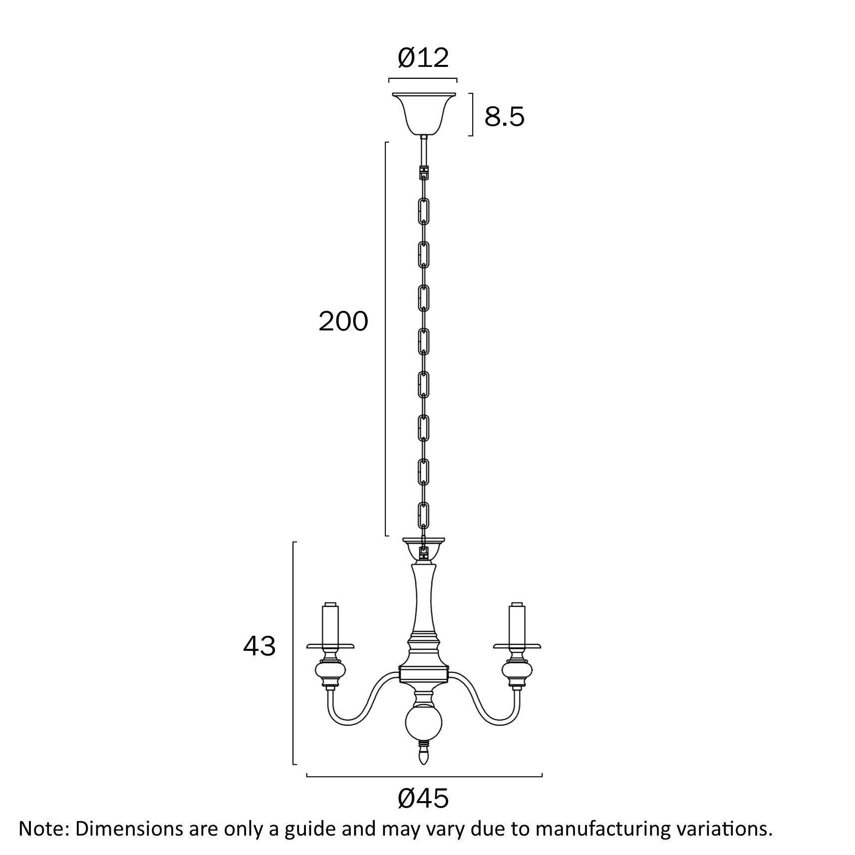 Telbix Siedel 3 Light Pendant Copper SIEDEL PE03-CP - Image 3