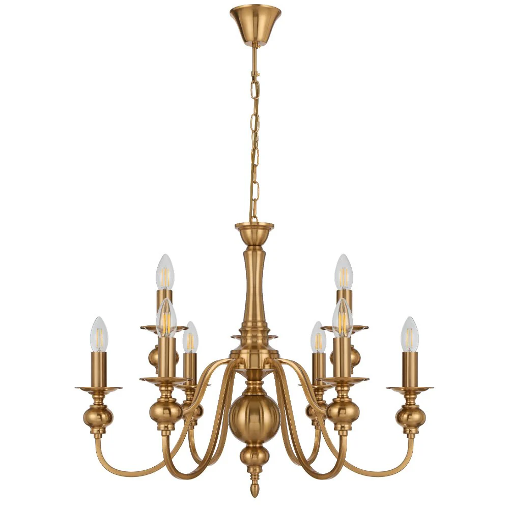 Telbix Siedel 9 Light Pendant Copper SIEDEL PE09-CP