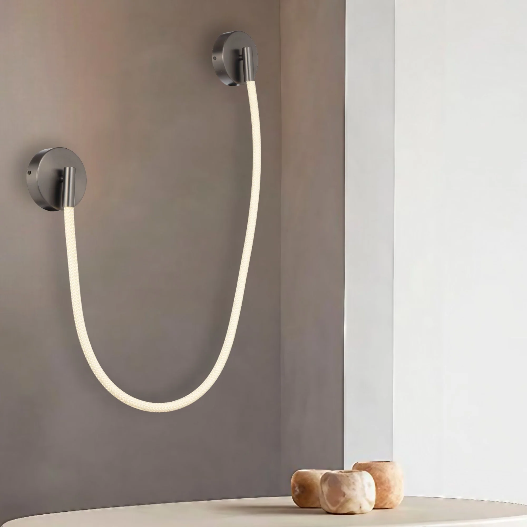 Telbix Soke LED Wall Light Gun Metal - SOKE WB-GM - Image 2