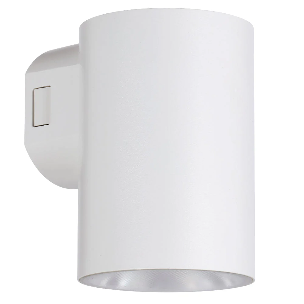 Telbix Stina 1 Light Exterior 9W LED Wall Light in Black or White - Image 6