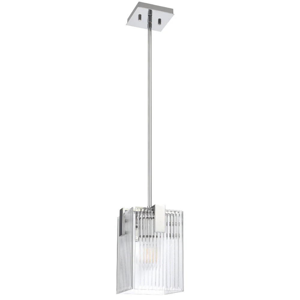 Telbix Telbix Pelion 1 Light Pendant Chrome PELION PE1-CH - Image 2