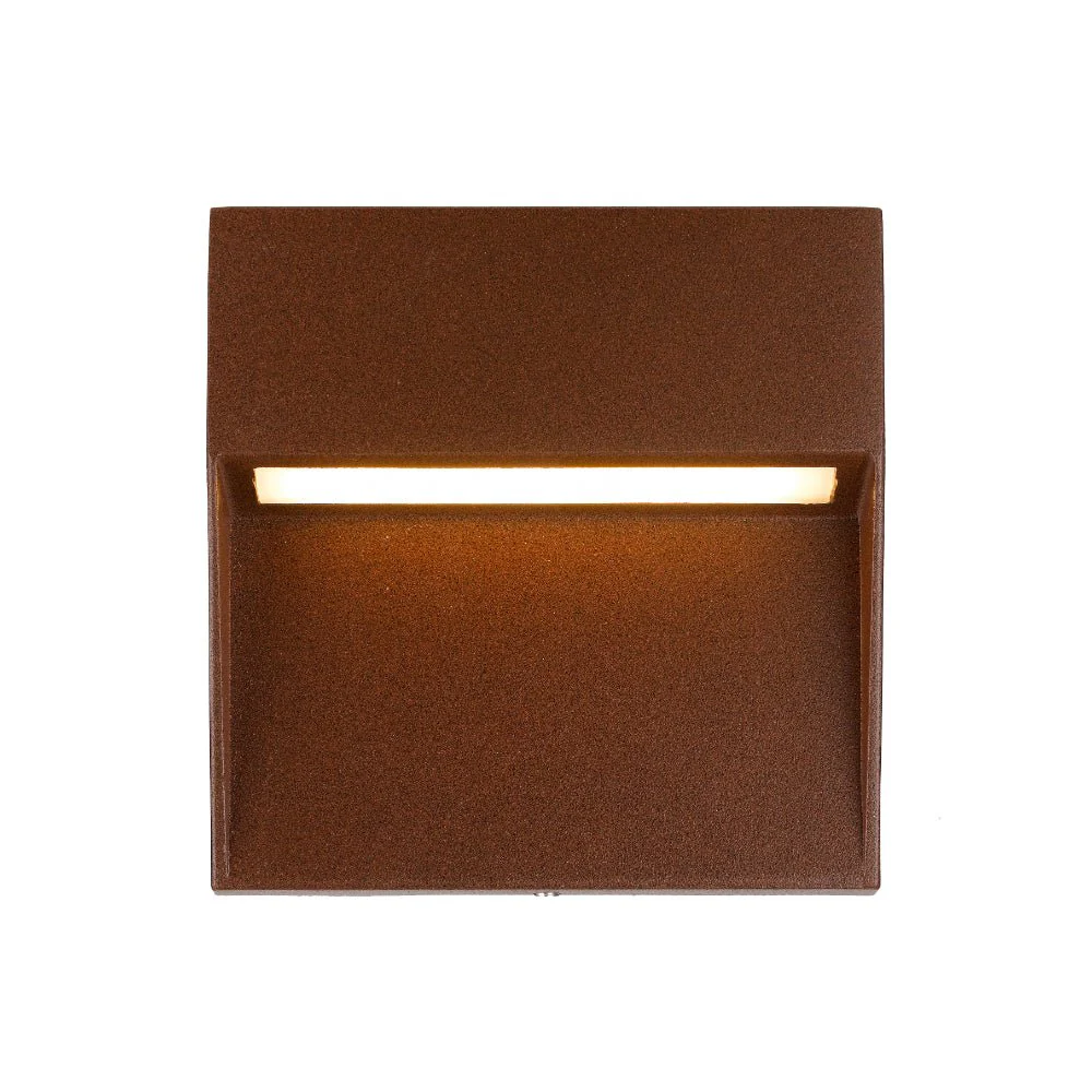 Telbix Terin Square or Round LED Step Wall Light in Black, Verde Green and White - Image 11