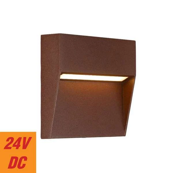 Telbix Terin Square or Round LED Step Wall Light in Black, Verde Green and White - Image 3
