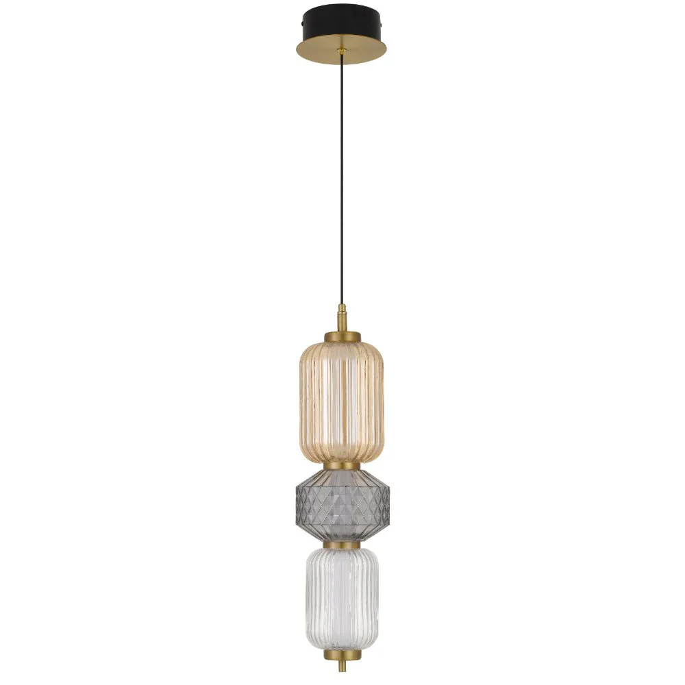 Telbix Torso 3 Light LED Pendant Brass TORSO PE3-BRS - Image 3