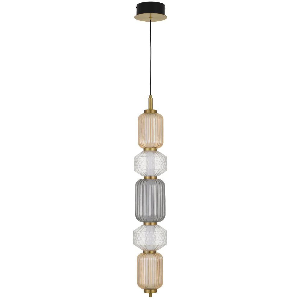 Telbix Torso 5 Light LED Pendant Brass TORSO PE5-BRS - Image 4