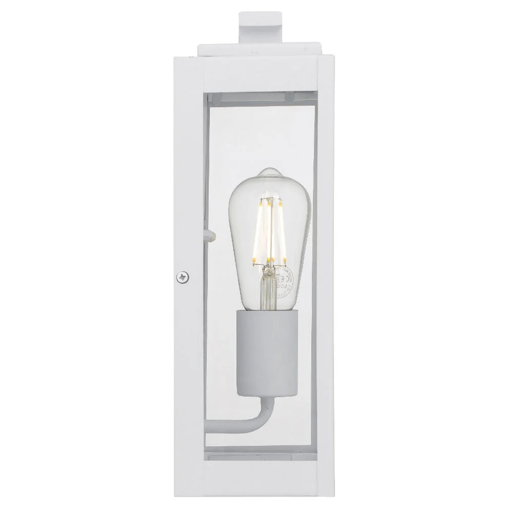 Telbix Truman 1 Light Exterior Wall Light White TRUMAN EX1-WH - Image 2