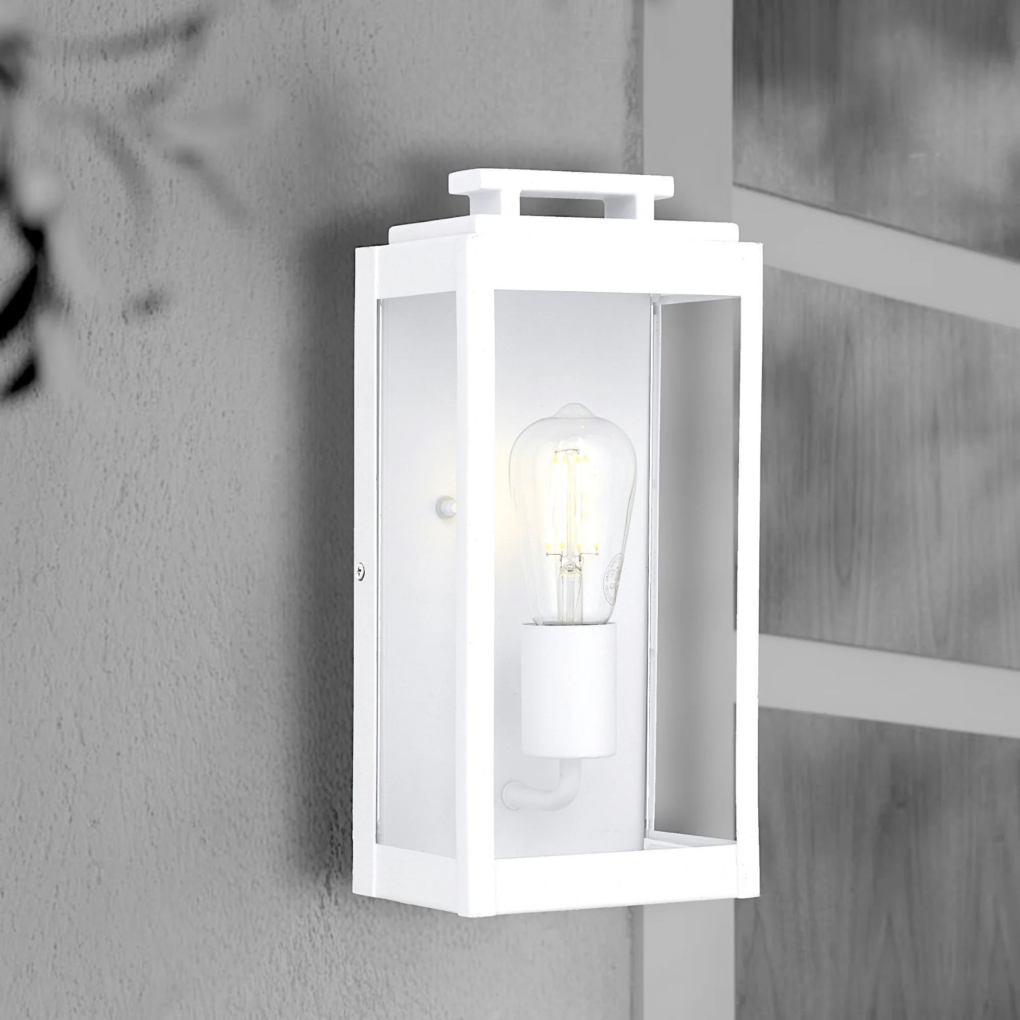 Telbix Truman 1 Light Exterior Wall Light White TRUMAN EX1-WH - Image 4