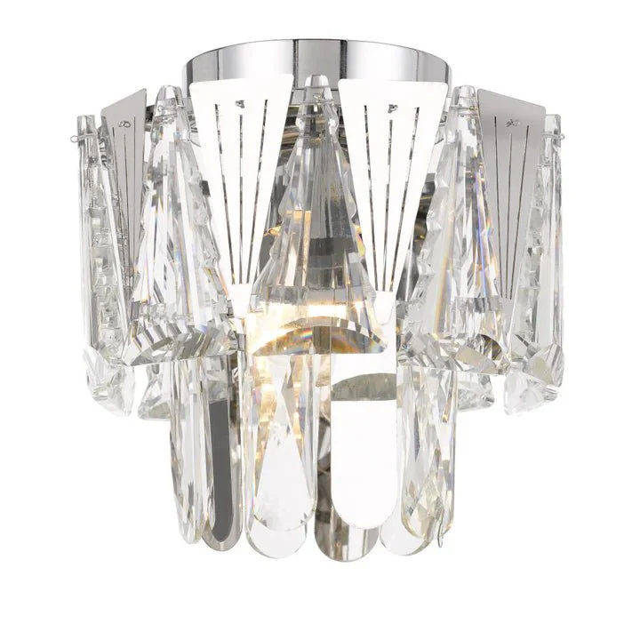 Telbix Valerie 22cm Batten Fix Chrome/Gold