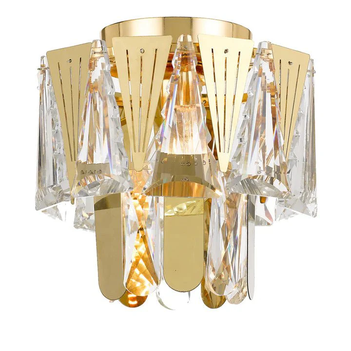Telbix Valerie 22cm Batten Fix Chrome/Gold - Image 2