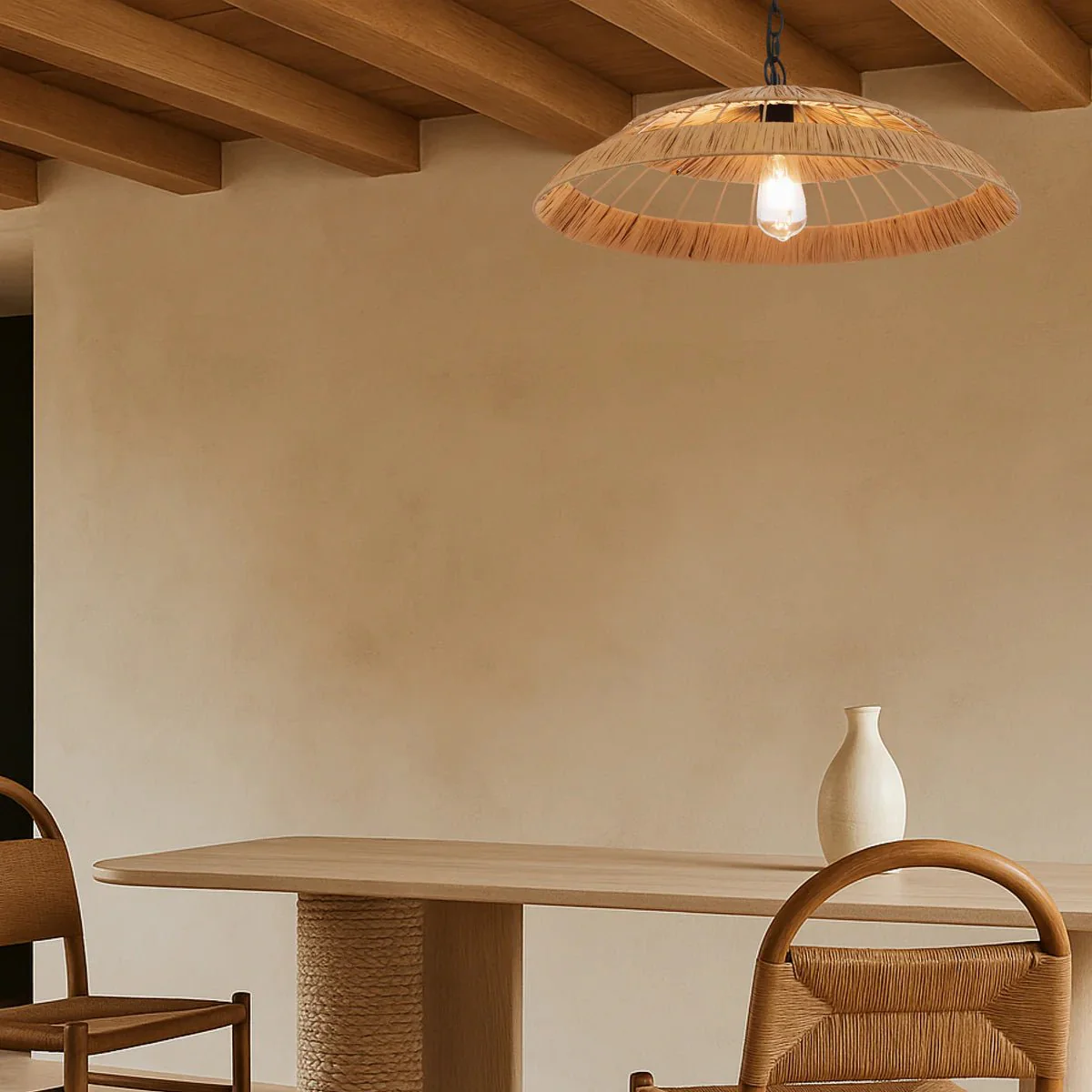 Telbix VALLEJO Pendant Light 60 and 80 Natural Color - Image 12