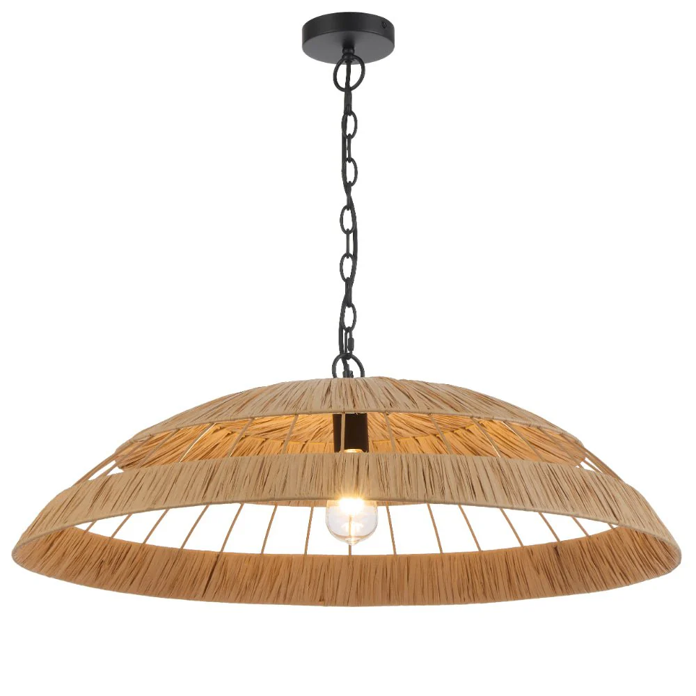 Telbix VALLEJO Pendant Light 60 and 80 Natural Color - Image 4