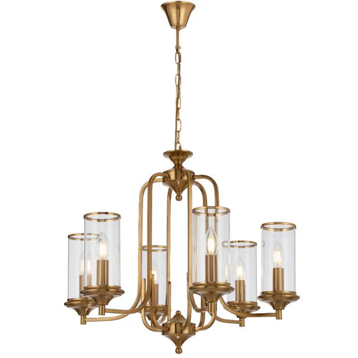 Telbix Velden 6 Light Pendant Copper VELDEN PE06-CP - Image 4