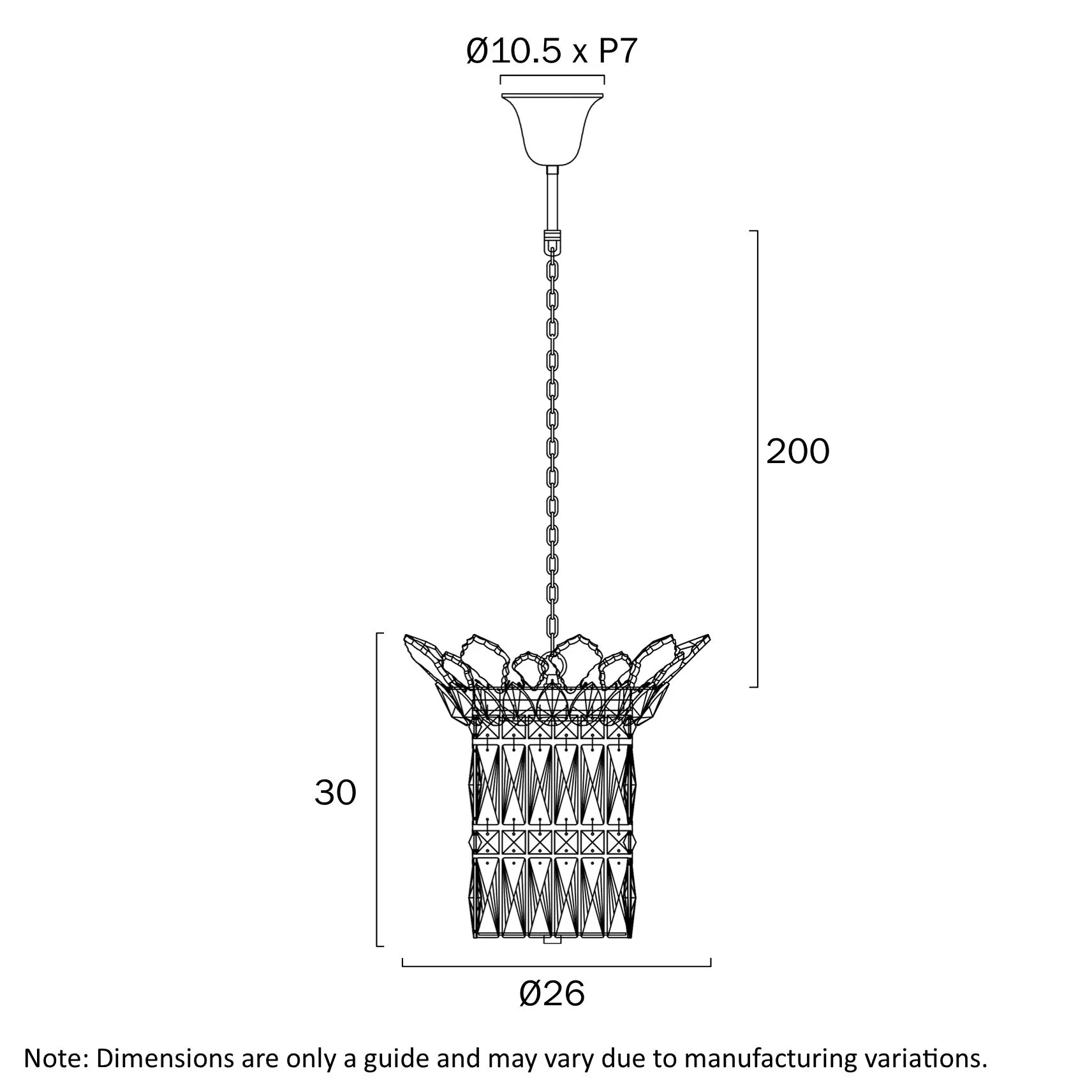Telbix Virell 3 Light Pendant - Image 4