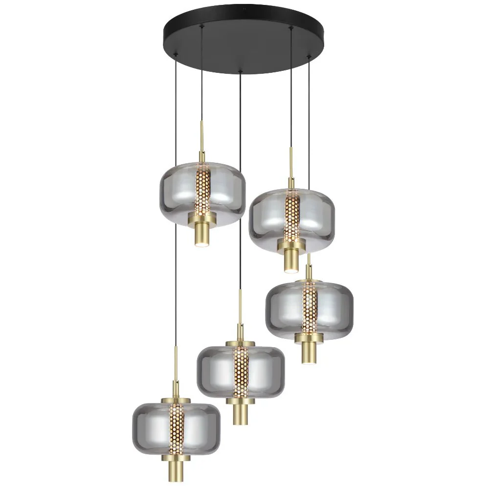 Telbix Volen 5 Light Bar Pendant - Image 2