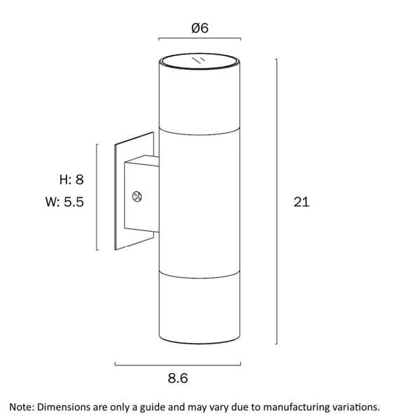 Telbix Walsh Exterior Wall Light - Image 4