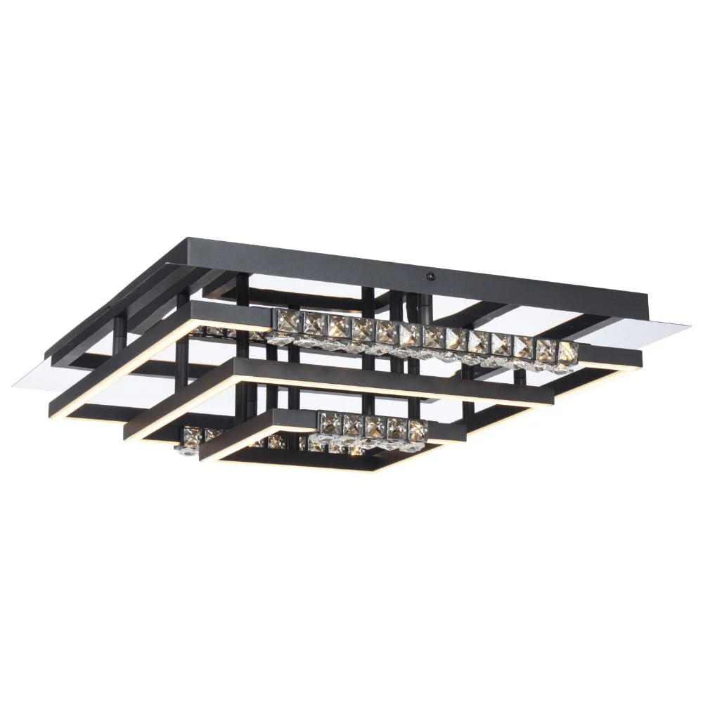 Telbix Zafra CTC Chrome/Black Sand/Crystal Light