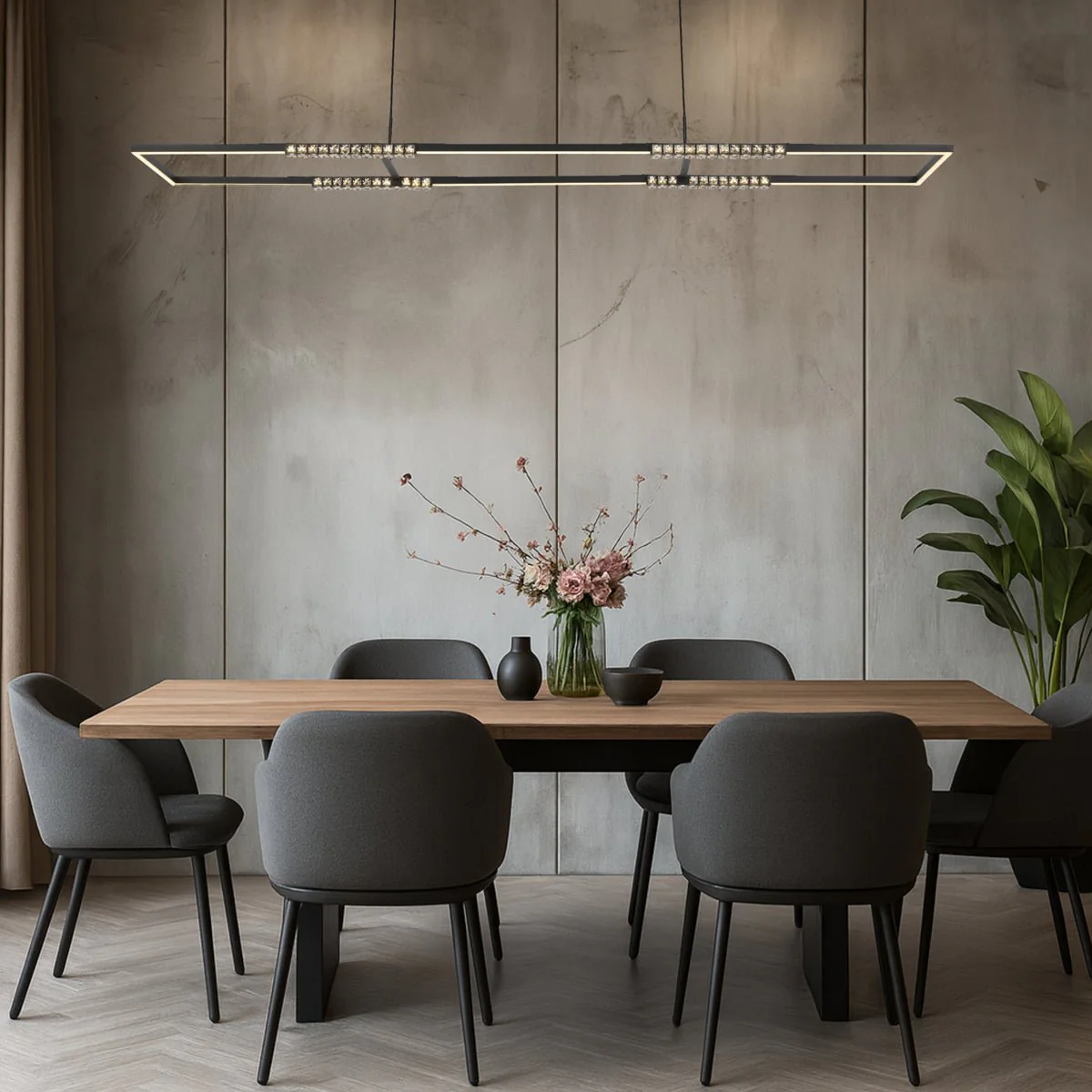 Telbix Zafra Rectangle Pendant - Image 3