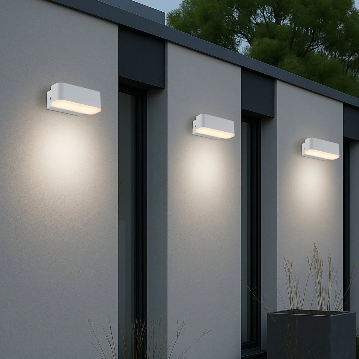Telbix ZIRON 3CCT LED Exterior Wall Light (Available in Black & White, 10cm & 18cm) - Image 7