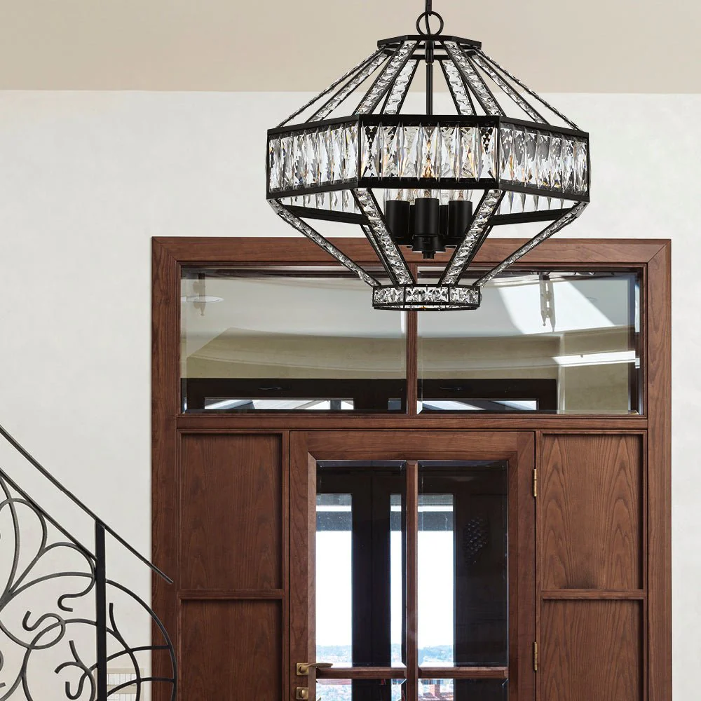 Telbix Zofio 5LT Pendant- Oil Bronze - Image 2
