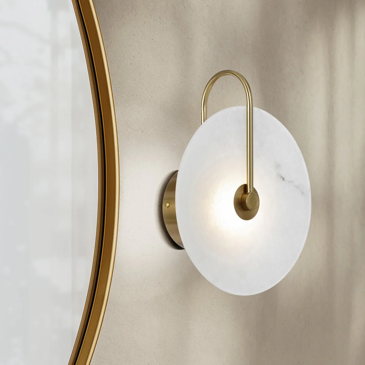 Telbix Zonder LED Wall Light Available in Black or Antique Gold - Image 6