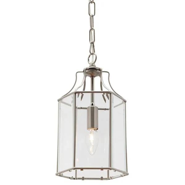 Timeless Glass Pendant Light in Satin Chrome (1/3/6 Light) - Image 4