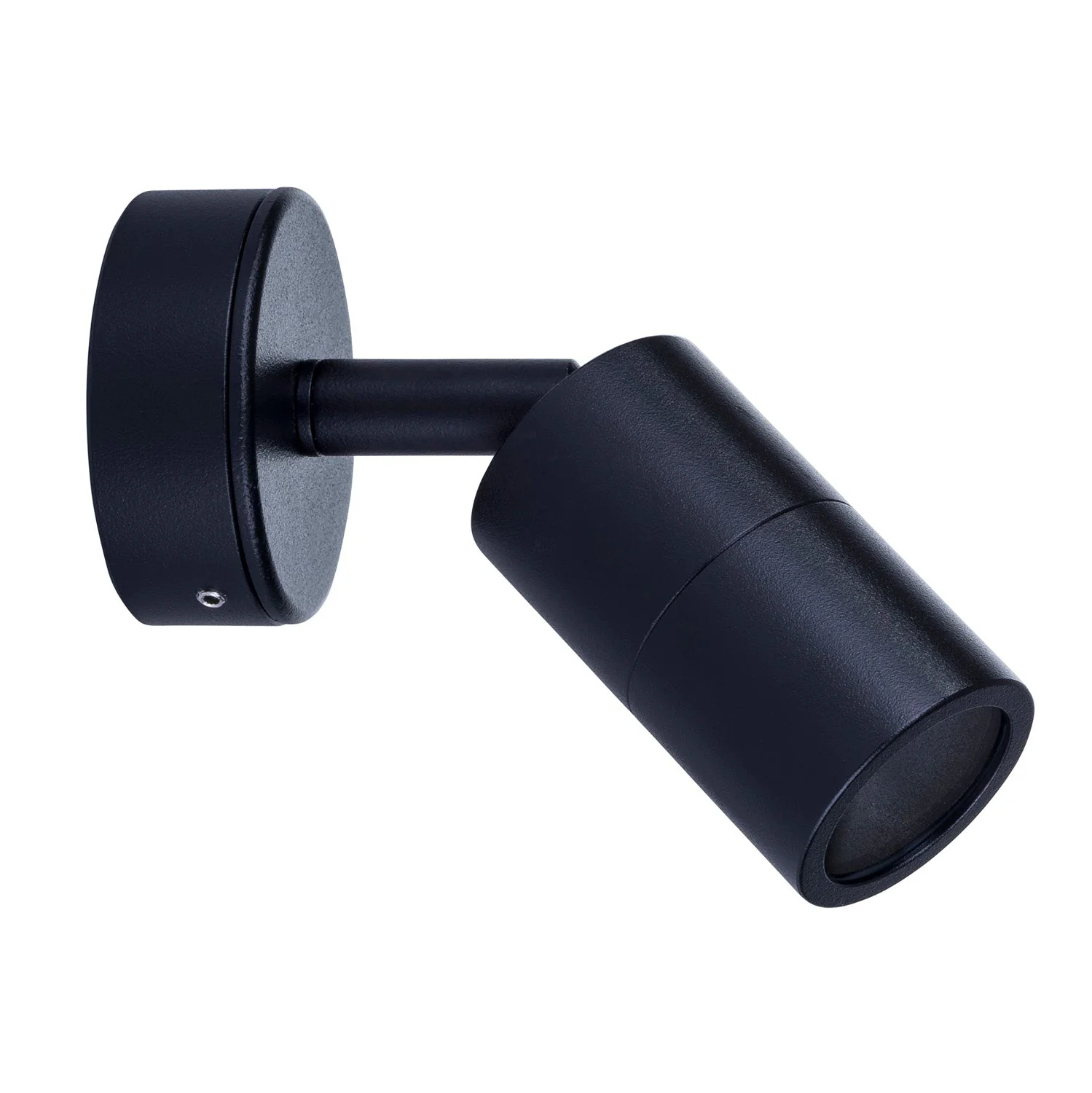 Tivah Mini Single Adjustable LED Wall Light in Aluminium Black Havit Light - HV1227MR11NW