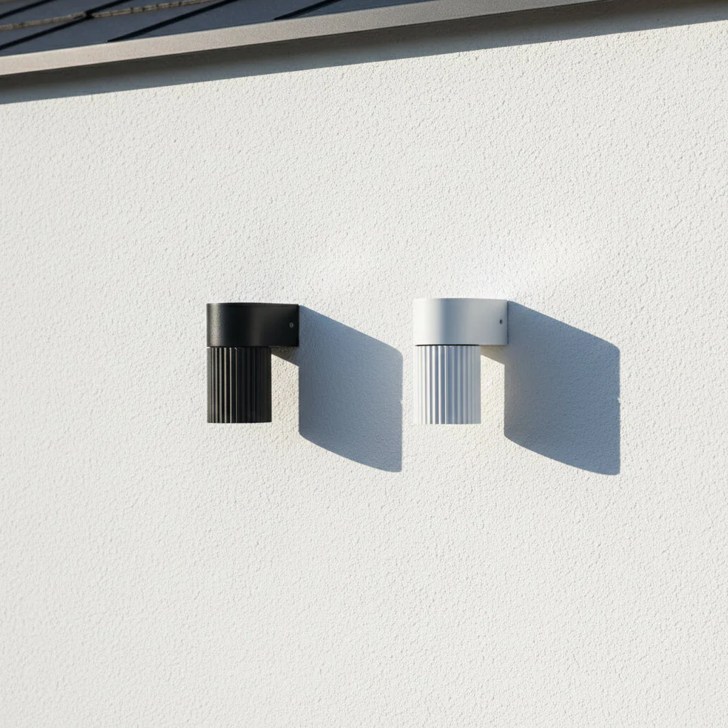 Torsten Mini Outdoor Wall Light in White or Black | Lighting Creations