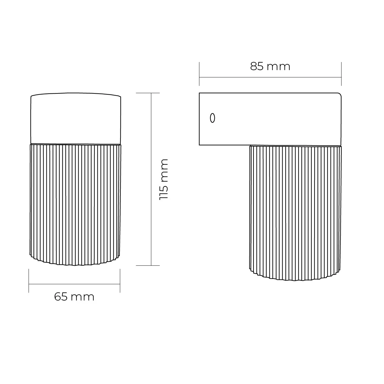 Torsten Mini Outdoor Wall Light in White or Black | Lighting Creations - Image 12